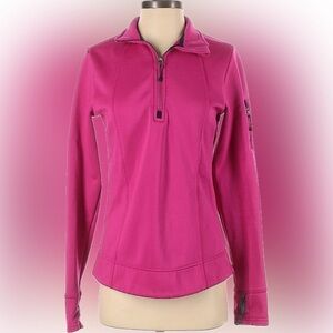 LANDS END - Pink Track Yoga Athletic Jacket Size Small (tall)